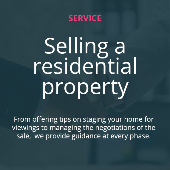 Selling a residential property